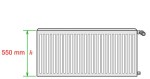 Type 11, height 550 mm