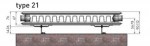Panel radiator 21-900-700